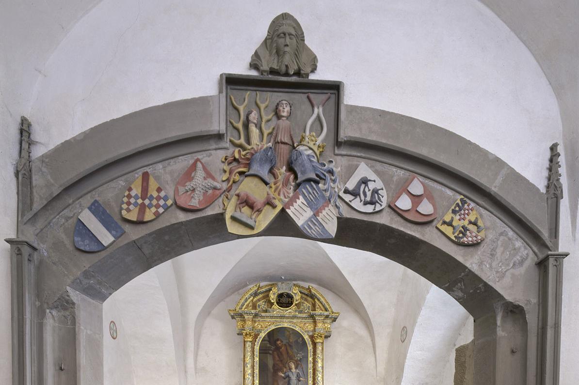Detail der Josefskapelle von Kloster Großcomburg