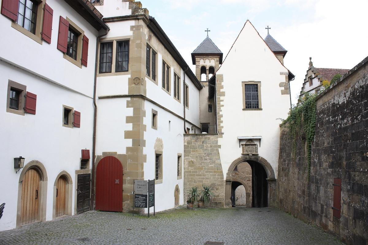 Blick in die Anlage des Klosters Großcomburg