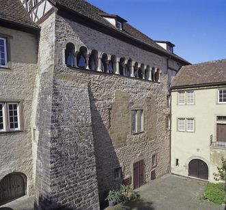 Außenansicht der Alten Abtei des Klosters Großcomburg