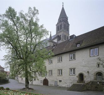 Außenansicht des Adelmannbaus von Kloster Großcomburg