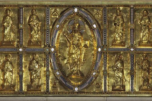 Medieval golden altar frontal, Großcomburg Monastery