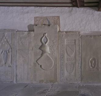 Grabmale im Vorraum der Schenkenkapelle von Kloster Großcomburg