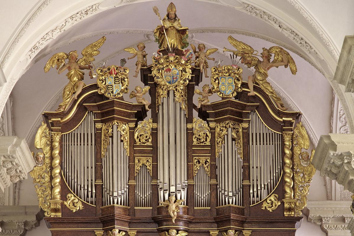 Orgel der Stiftskirche St. Nikolaus des Klosters Großcomburg