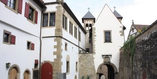 Blick in die Anlage des Klosters Großcomburg