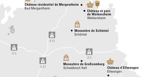Carte de région "Hohenlohe et Ellwangen"