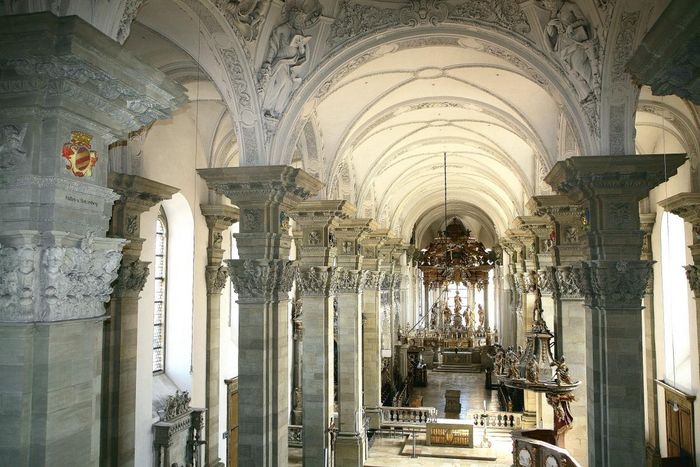 Blick in die Stiftskirche St. Nikolaus, Großcomburg